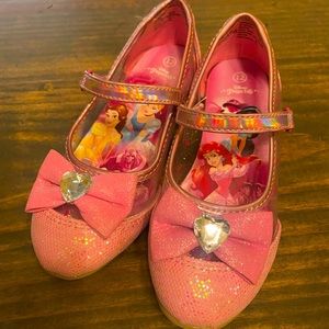 Little girl princess pink heels